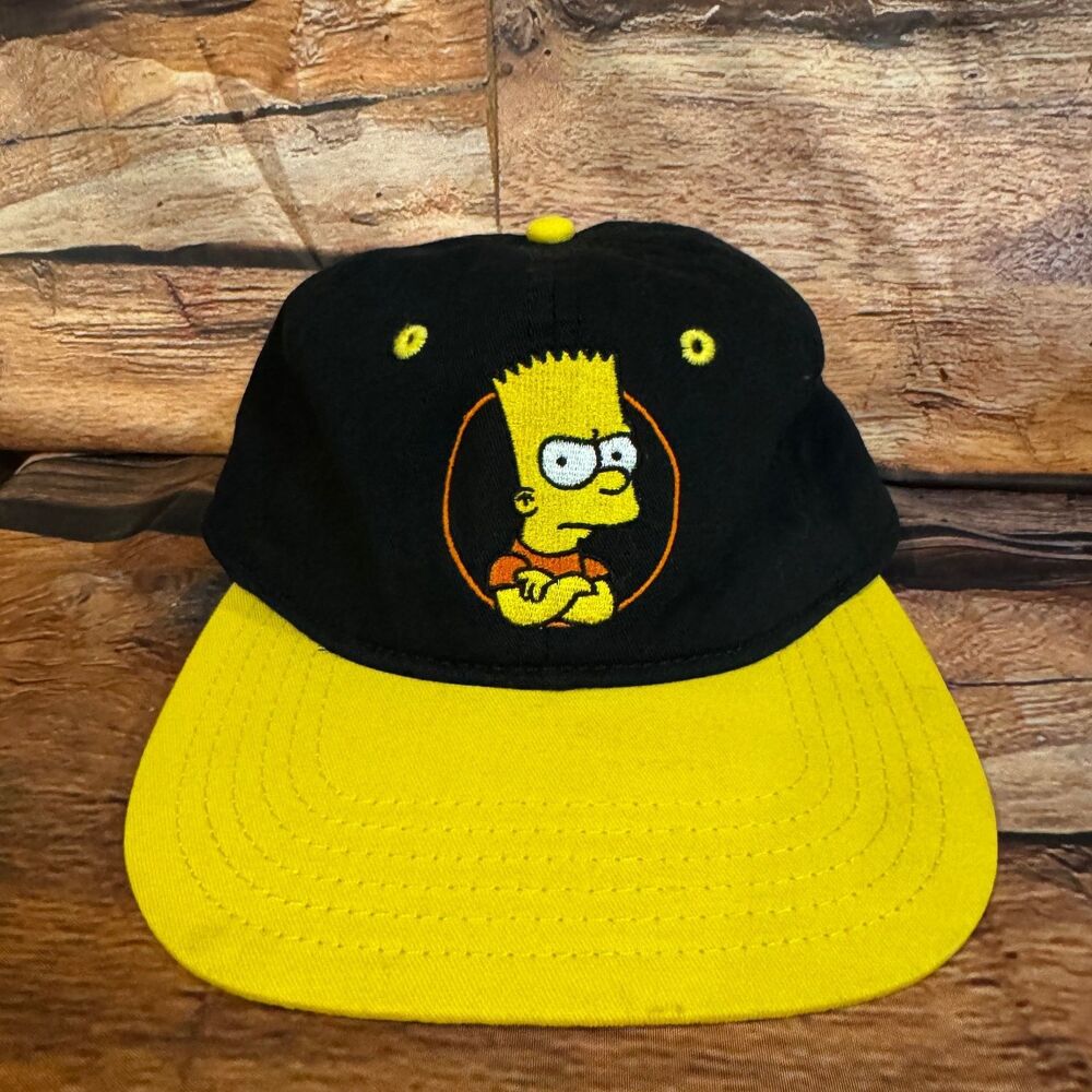 MAD ENGINE The Simpsons Bart Simpson Snapback Baseball Cap Men's Adjustable